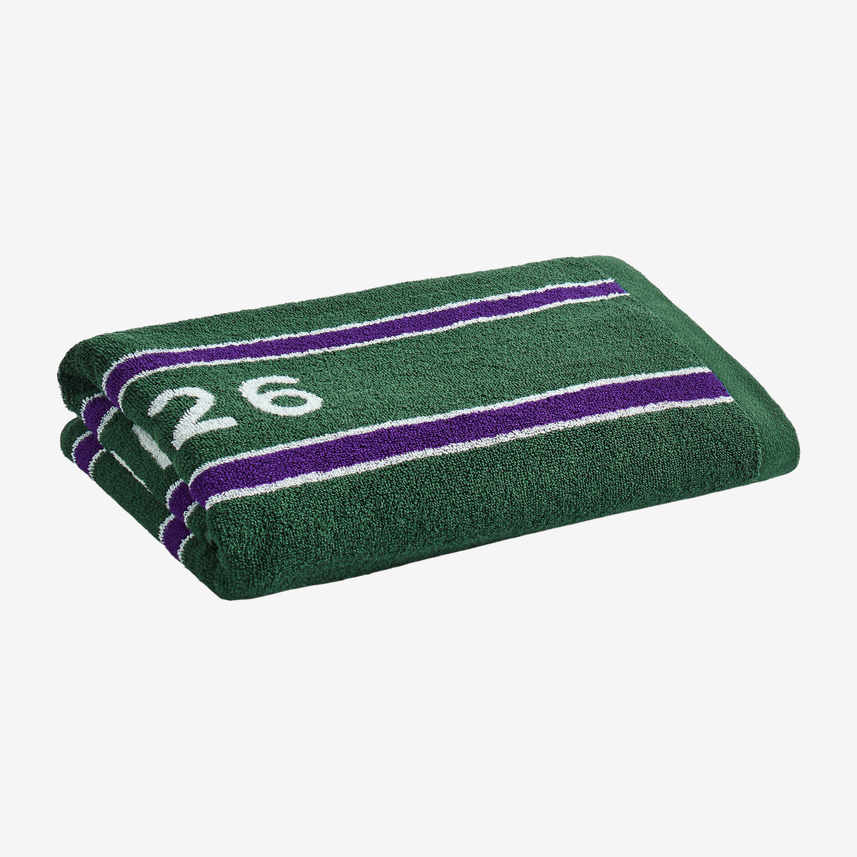 Christy Wimbledon Championship Towel 70x133 Green/Purple (2026)
