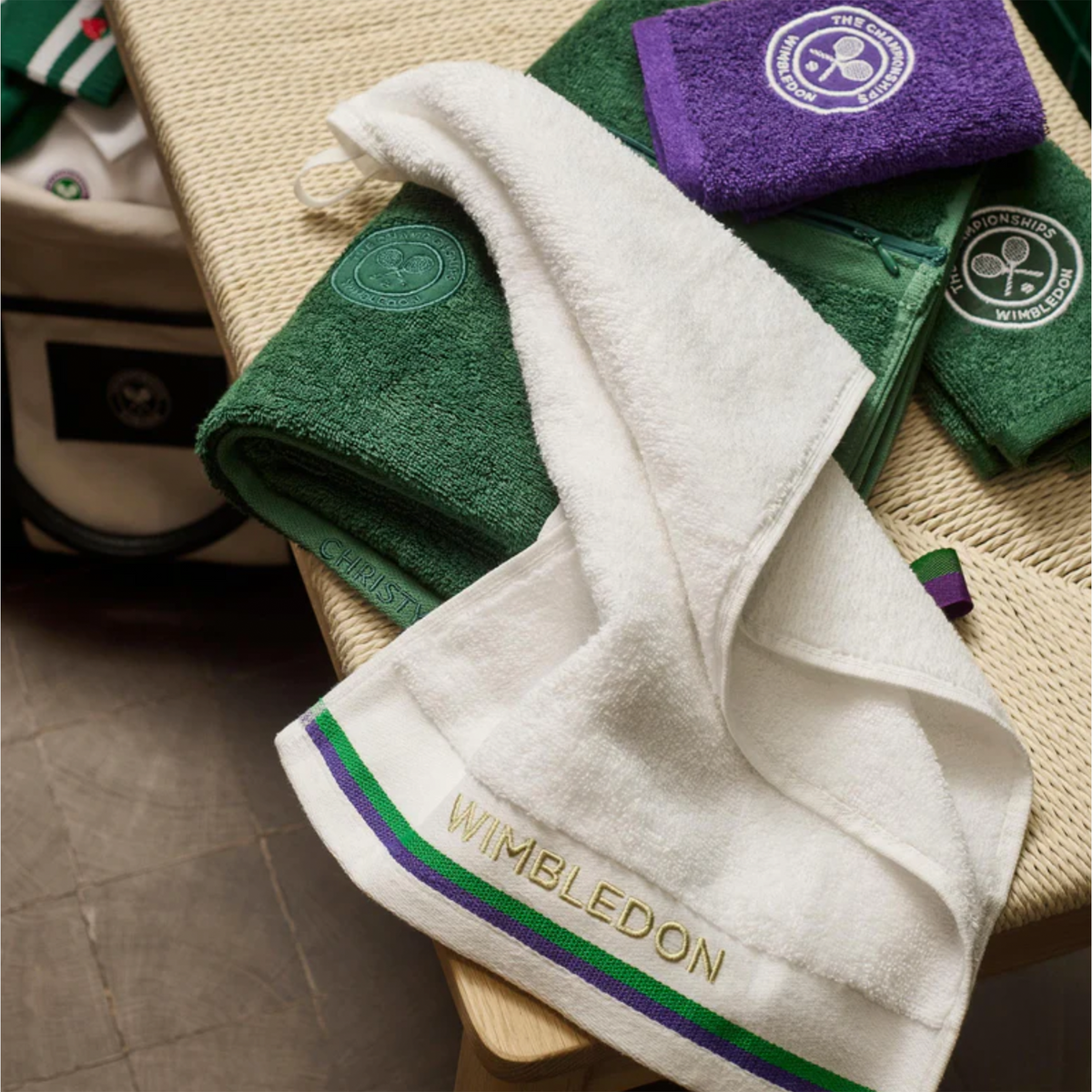 Christy Wimbledon Gym Towel 40 x 120 Purple
