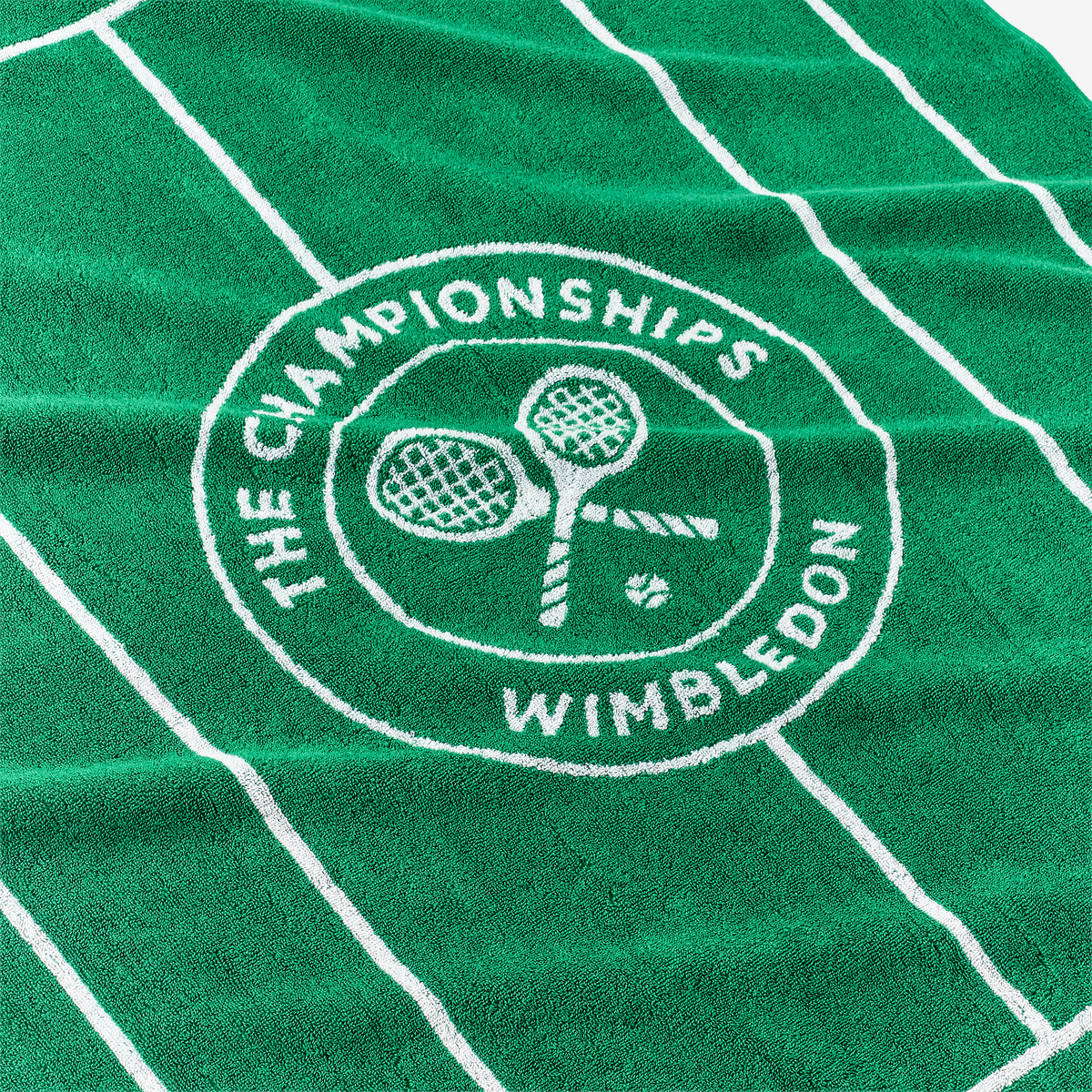 Christy Tennis Court Bath Towel Green