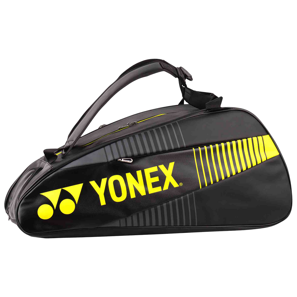 YONEX Mサイズ ブラック YonexActiveRacketBagLimeGreenB