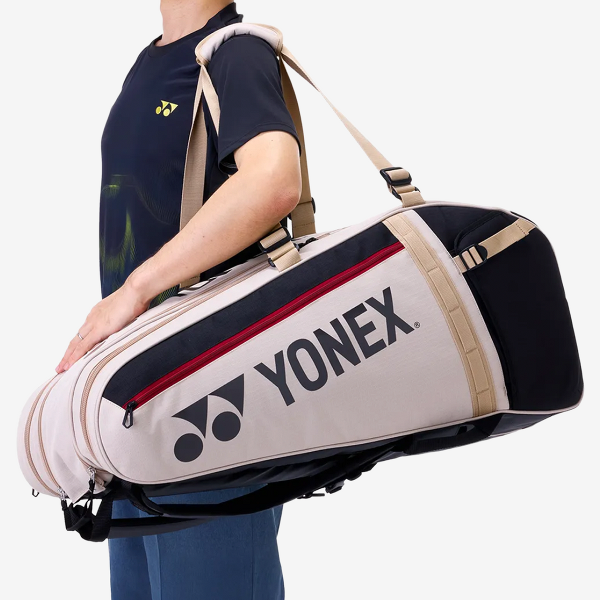 Yonex Gearlogic 9 Racket Bag Beige