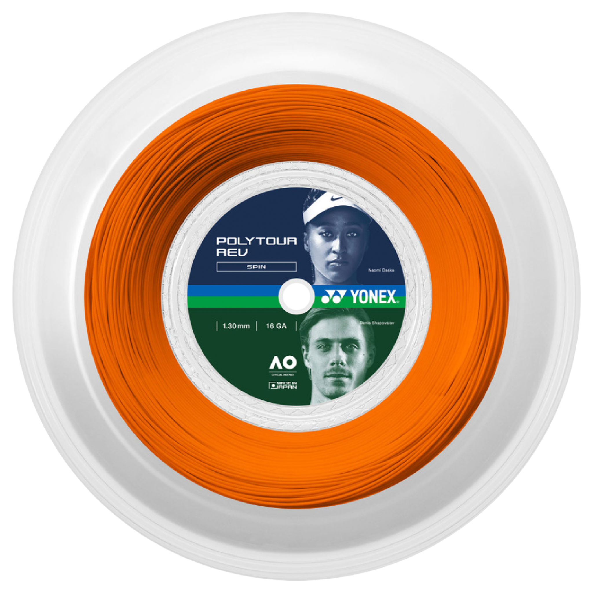 Yonex Poly Tour Rev 200m Reel Bright Orange