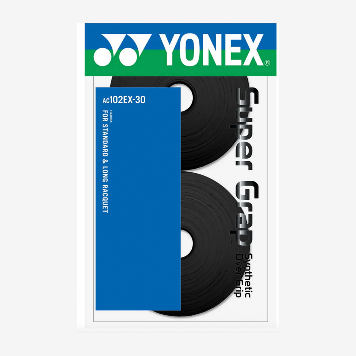Yonex Wet Super Grap Black (30 Pack)