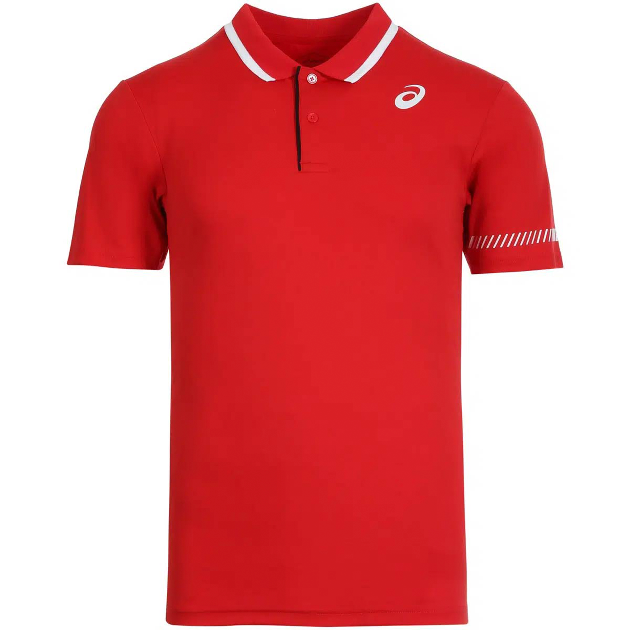 Asics court polo mens classic red