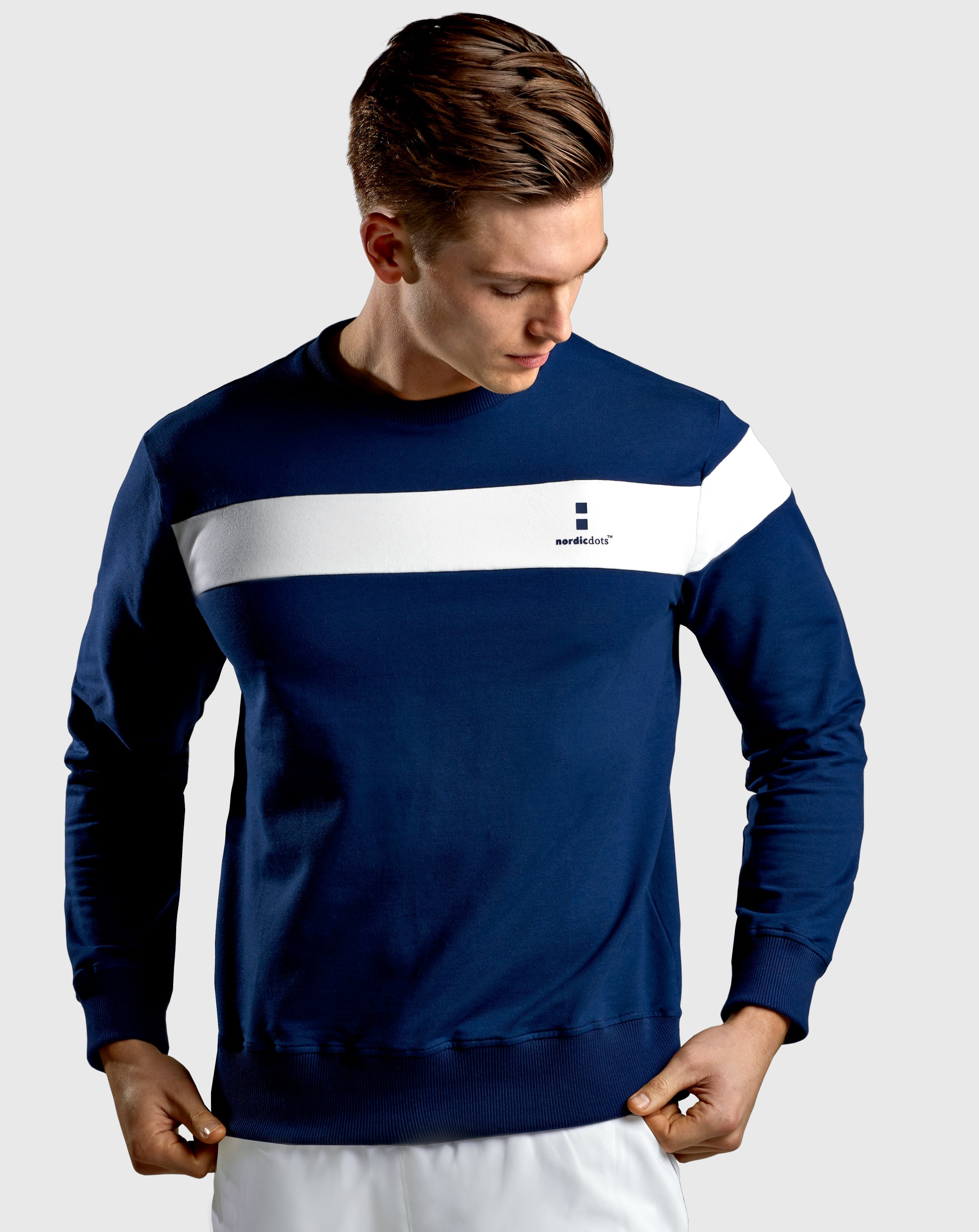 nordicdots Organic Sweatshirt Navy