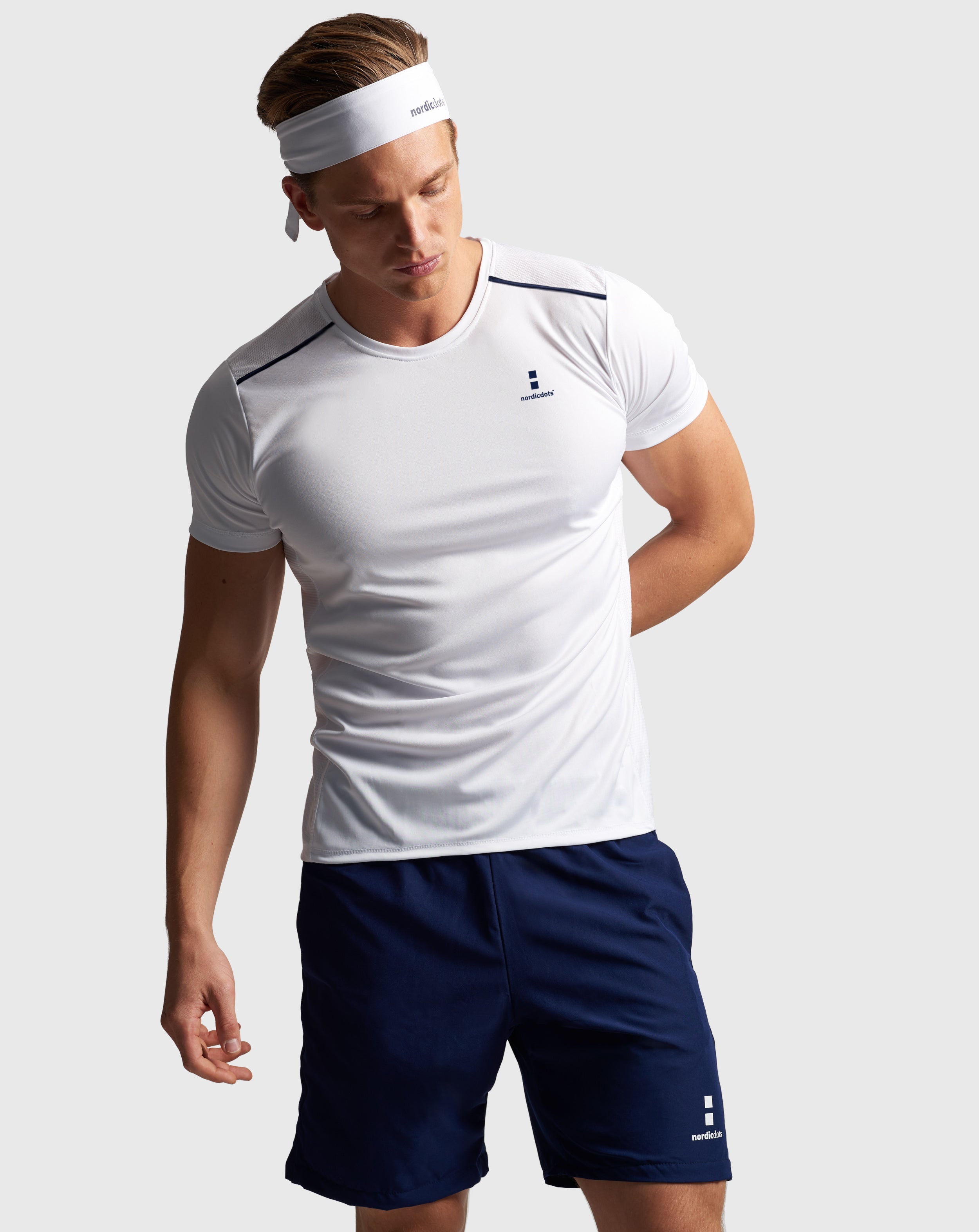 nordicdots Performance Tee White