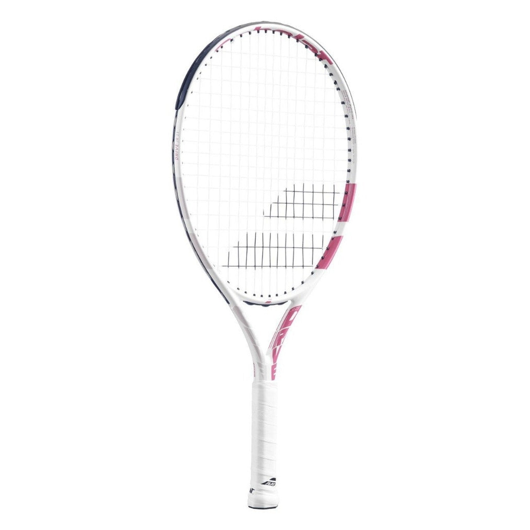 Babolat Drive 23 Inch Junior Tennis Racket - White/Pink 2021