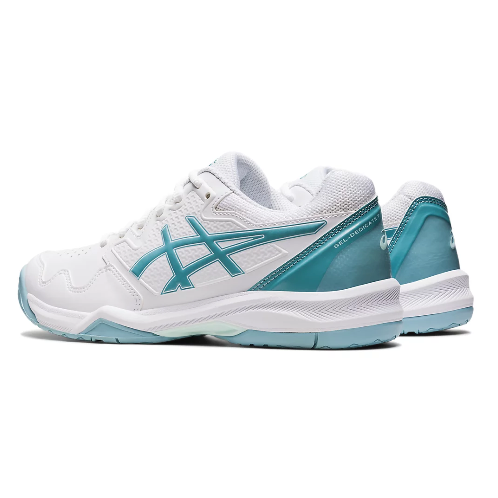 ASICS Gel Dedicate 7 Women's > White/Smoke Blue