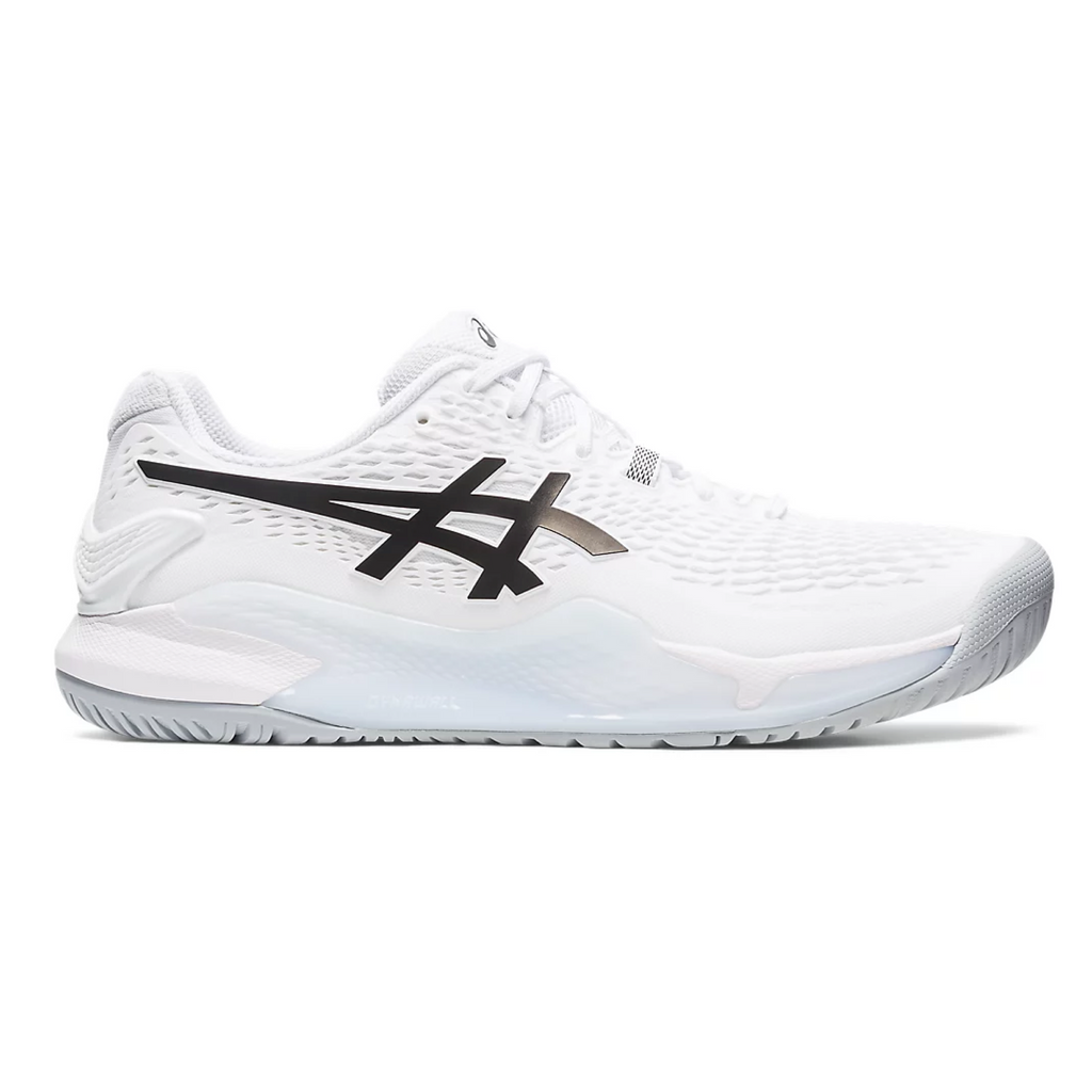 Asics black tennis shoes best sale