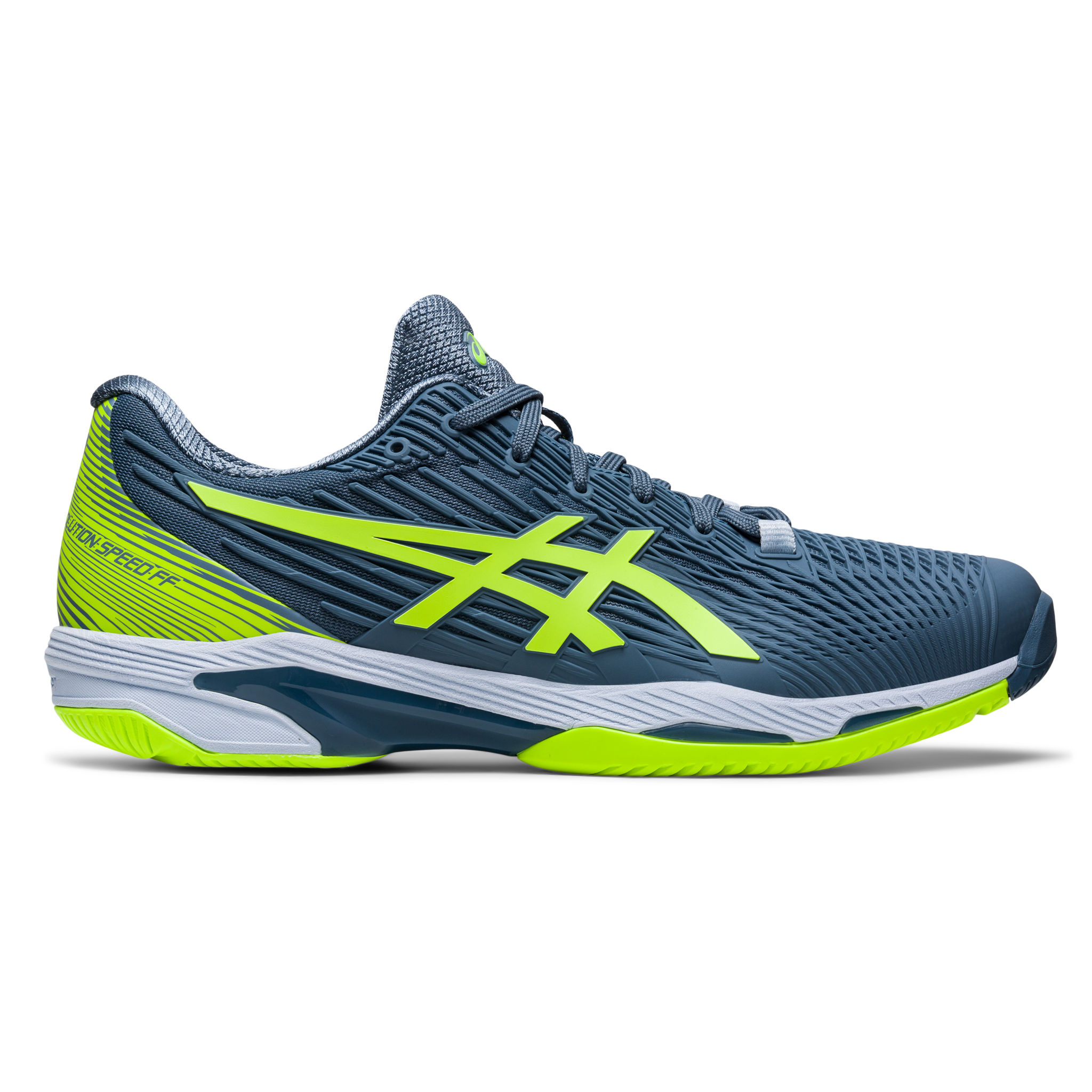 ASICS Solution Speed FF2 Men's > Steel Blue/Hazard Green