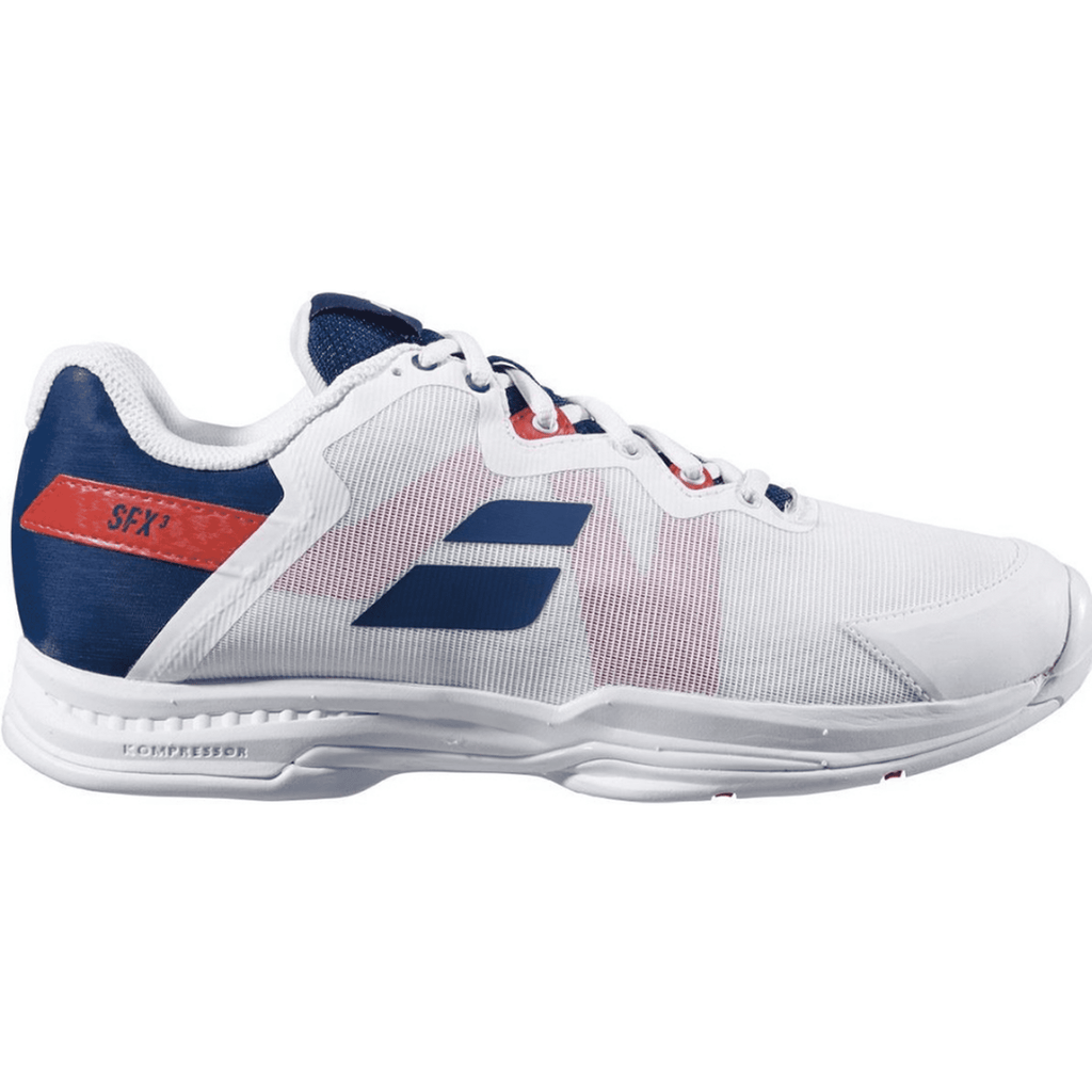 Babolat SFX3 All Court Mens Tennis Shoe - White/Estate Blue