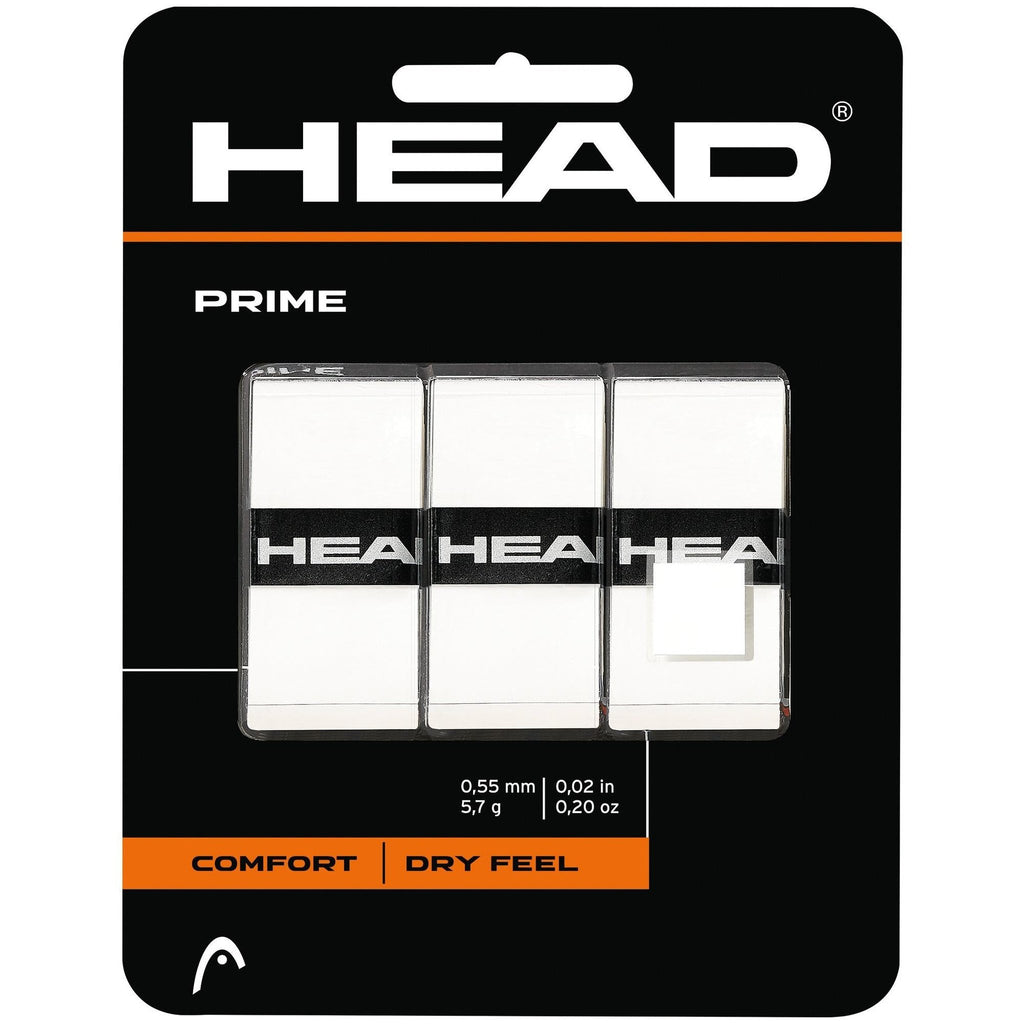 Head Prime Overgrips Pack of 3 - White