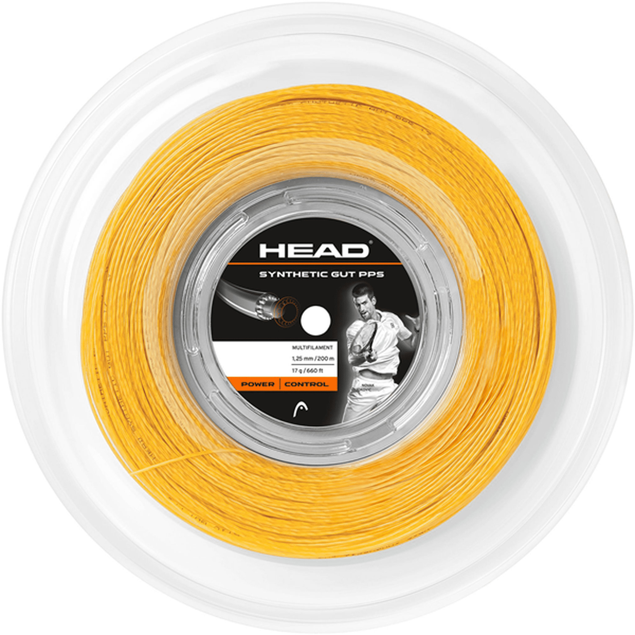 Head Synthetic Gut PPS Tennis String 200m Reel