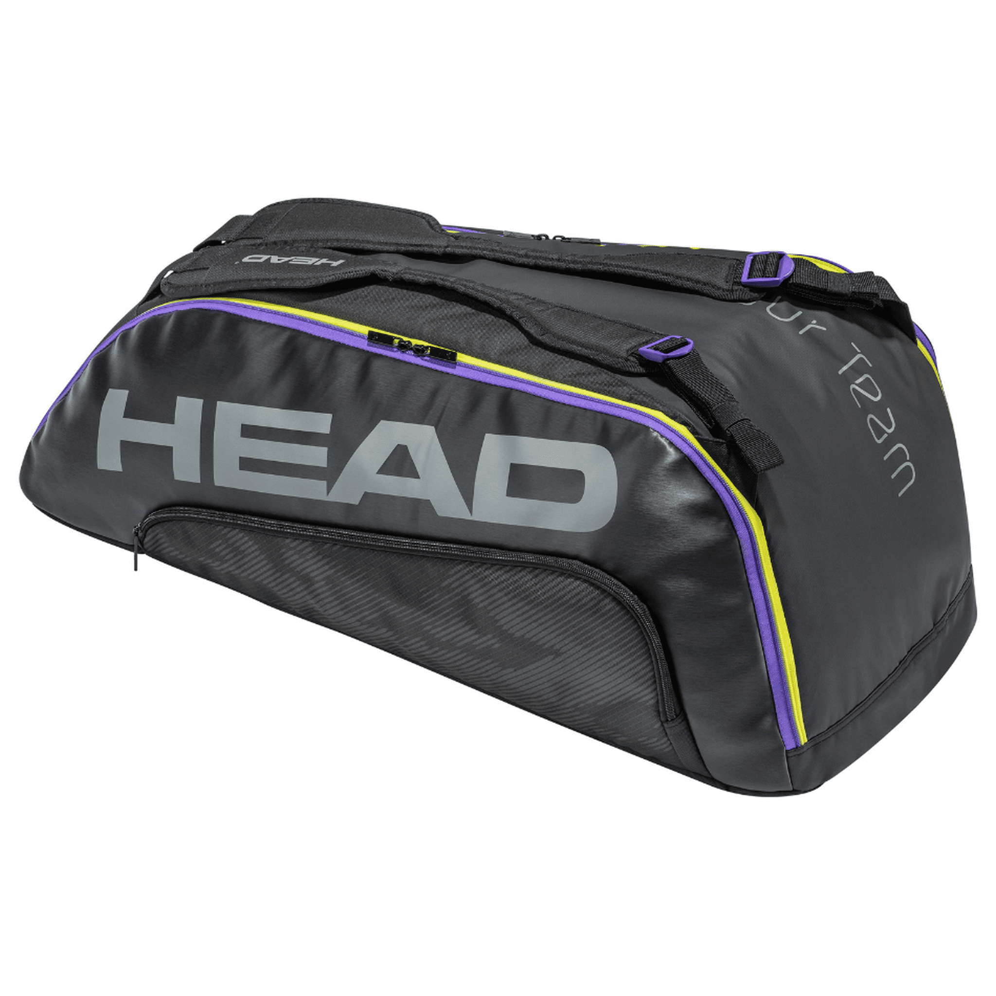 Head Tour Team Supercombi 9 Racket Bag Black Purple Yellow All
